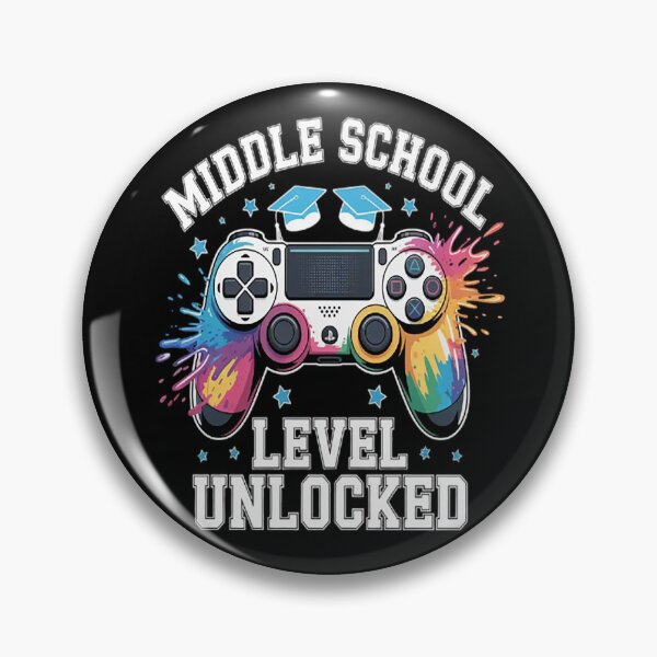 Item preview, Middle School Level Unlocked Gamer First Day Back To School designed and sold by brinbotty.