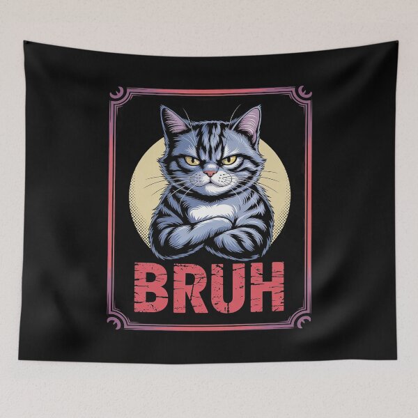 Item preview, Cat Bruh For Teens Boys Girls Men Women Meme 11 designed and sold by FadeOfThrone.