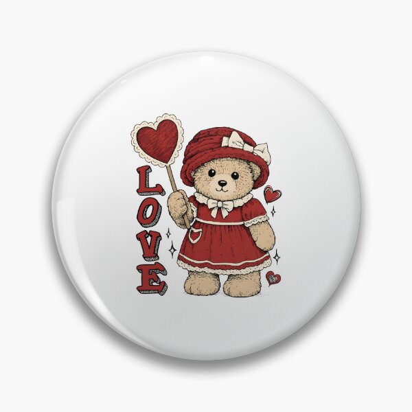 Item preview, Vintage Valentine Bear designed and sold by ChristinDresner.
