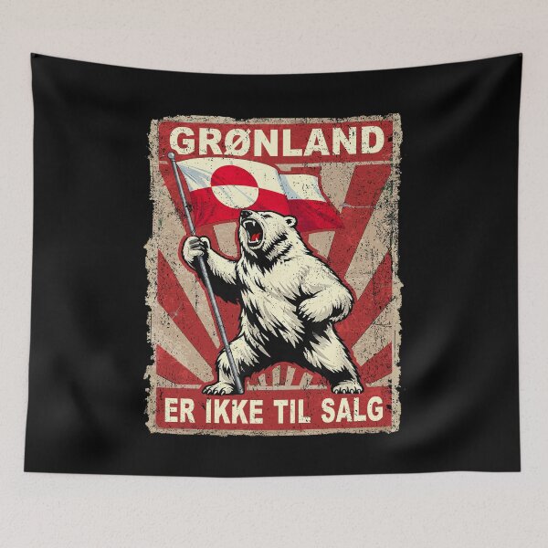 Item preview, Greenland Is Not For Sale designed and sold by MackenzieBin.