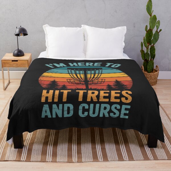 Item preview, Disc Golf Shirt Funny Hit Trees and Curse Retro Disc Golf Gi designed and sold by lamsaoniutoi.