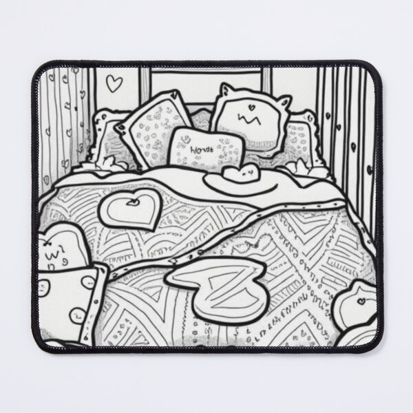 Item preview, Part 5 Cozy Hearts Coloring Page – Relaxing Black and White Line Art designed and sold by Kookyclan.
