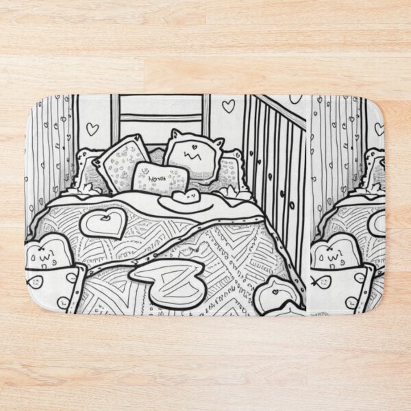 Item preview, Part 5 Cozy Hearts Coloring Page – Relaxing Black and White Line Art designed and sold by Kookyclan.