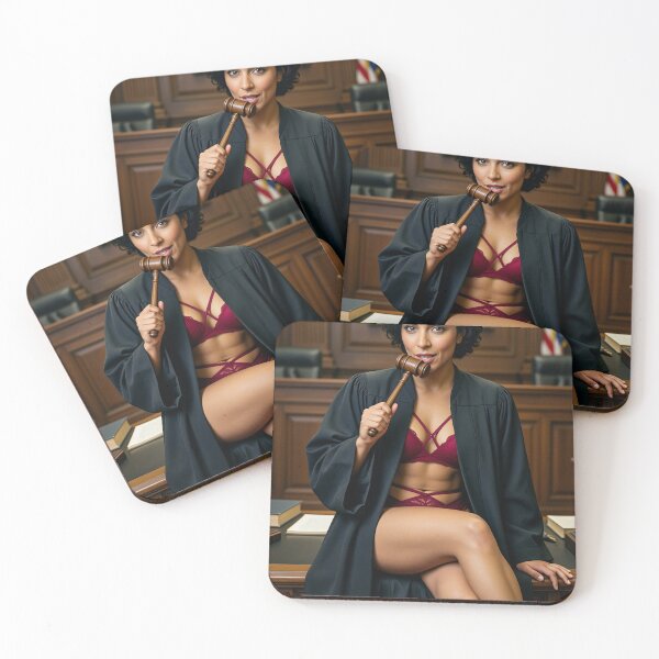 Item preview, Sarah justice commanding the court in red lace designed and sold by CathryneDelamort.