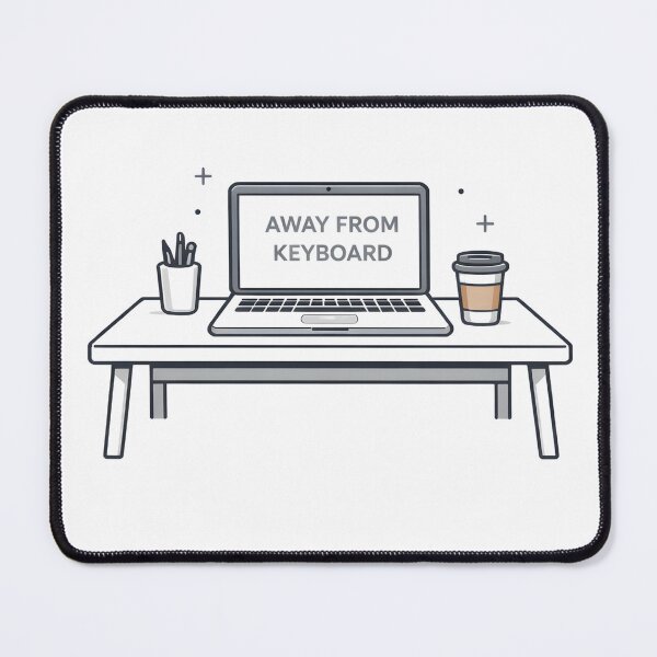 Item preview, Away From Keyboard – Funny AFK Remote Work & Home Office Design designed and sold by Hischers Solution.