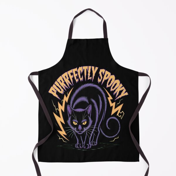 Item preview, Midnight Black Cat Purrfectly Spooky Halloween Spirit Witchy Feline designed and sold by brinbotty.