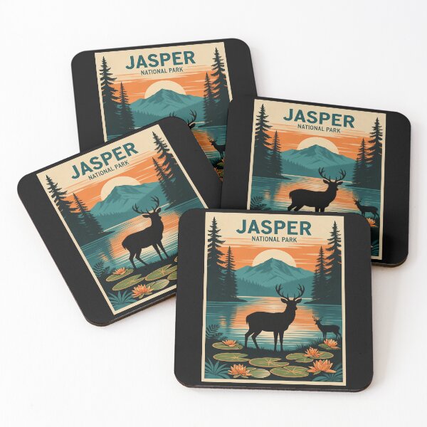 Item preview, Jasper National Park Mountain Stillness Passage Across Pristine Alpine Ground designed and sold by Simsimah26Parks.
