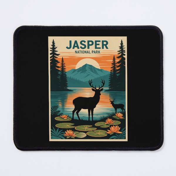 Item preview, Jasper National Park Mountain Stillness Passage Across Pristine Alpine Ground designed and sold by Simsimah26Parks.