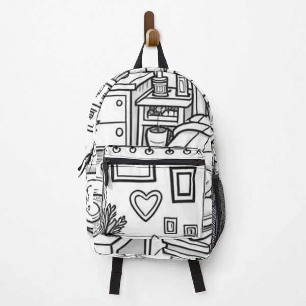 Item preview, Part 6 Cozy Hearts Coloring Page – Relaxing Black and White Line Art designed and sold by Kookyclan.