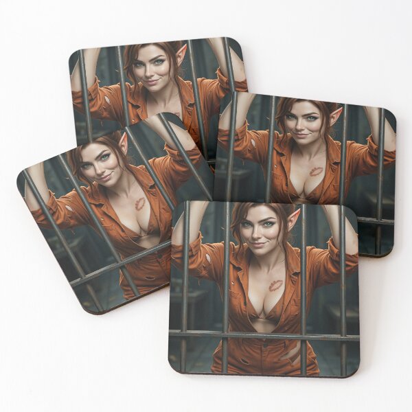 Item preview, Fortana Valentina seeking justice behind bars designed and sold by CathryneDelamort.