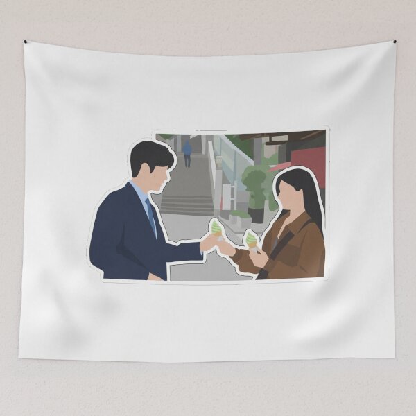 Item preview, Joo Ho Jin & Cha Mu Hee Fanart | Can This Love Be Translated K-Drama Ice Cream Scene designed and sold by Fandom Universe.