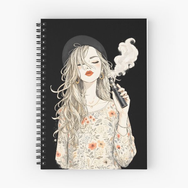 Item preview, Fashion Vape Muse – Modern Line Art Vape Illustration designed and sold by House of Taste Vape Designs.