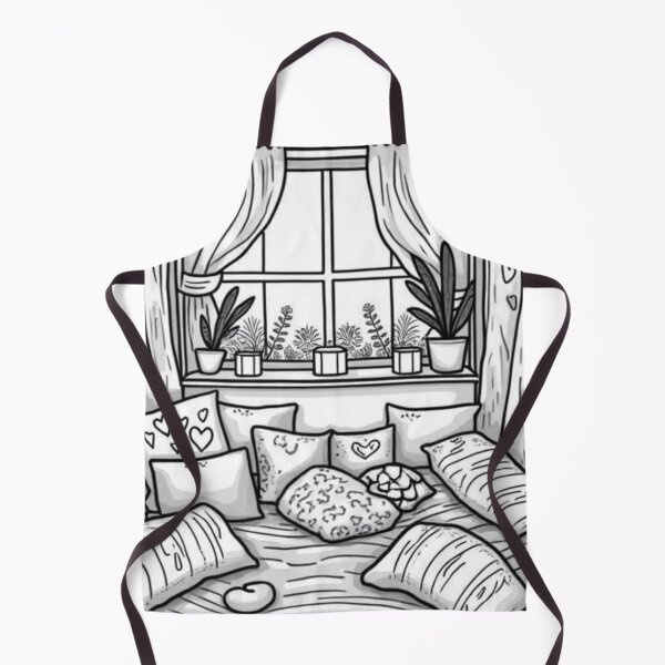 Item preview, Part 7 Cozy Hearts Coloring Page – Relaxing Black and White Line Art designed and sold by Kookyclan.