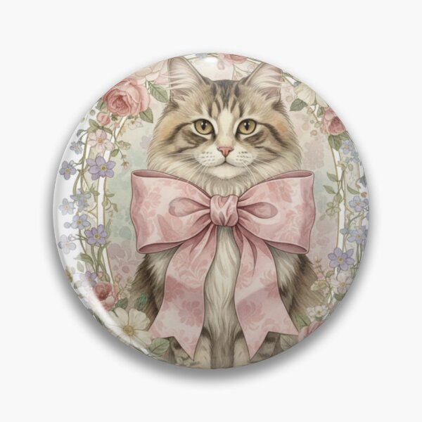 Item preview, Vintage Cat With Bow  designed and sold by snehminshi.