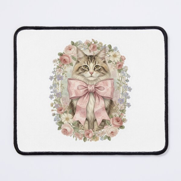 Item preview, Vintage Cat With Bow  designed and sold by snehminshi.