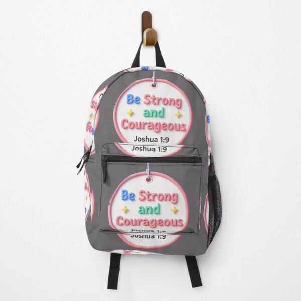 Item preview, Faith Label – Be Strong and Courageous (Joshua 1:9) , designed and sold by PaintMeWorld.