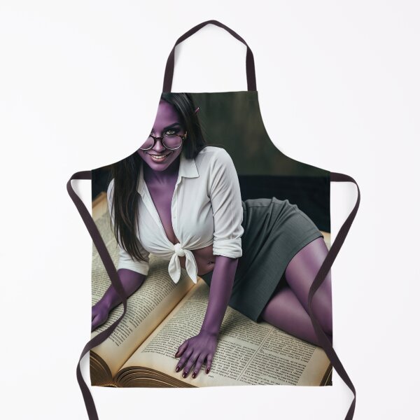 Item preview, Purple Demon Justice Secretary on Massive Book designed and sold by CathryneDelamort.