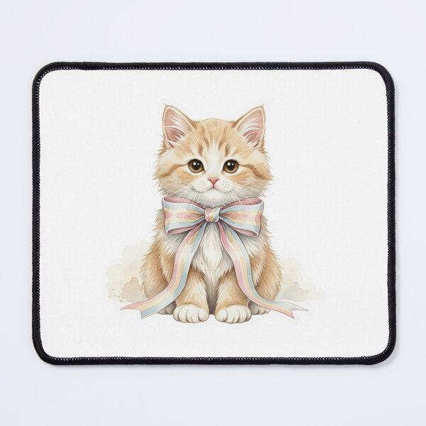 Item preview, Vintage Cat With Bow  designed and sold by snehminshi.