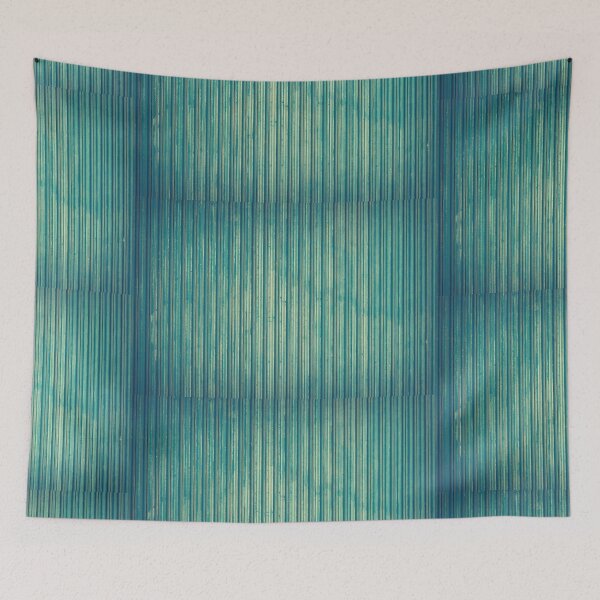 Item preview, Teal Corrugated Metal designed and sold by JovianSlim.