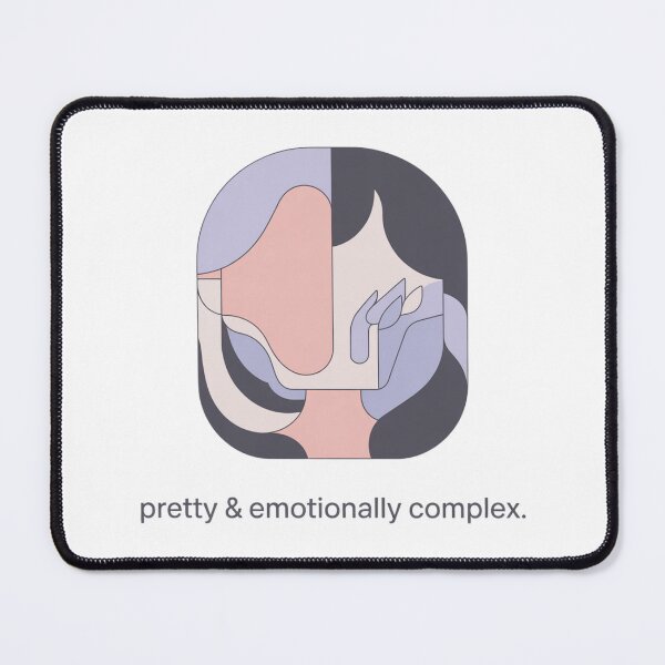 Item preview, Pretty and Emotionally Complex – Cute Dark Humor Shirt designed and sold by Karlas-things.