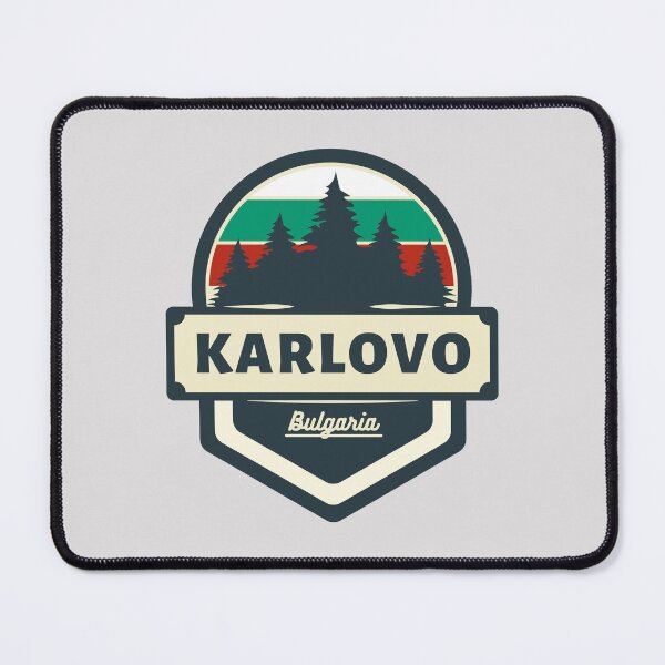 Item preview, Karlovo Bulgaria | Retro Vintage Travel Badge designed and sold by World Designs.