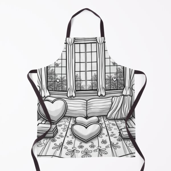 Item preview, Part 8 Cozy Hearts Coloring Page – Relaxing Black and White Line Art designed and sold by Kookyclan.