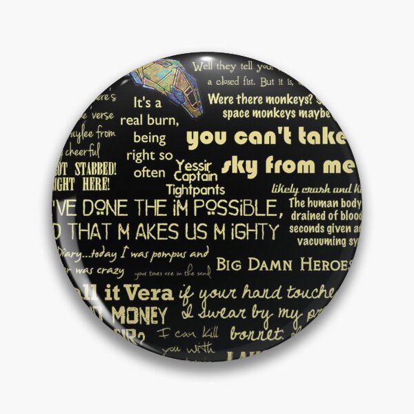 Item preview, Firefly quotes designed and sold by AZZOUZDESIGNER.