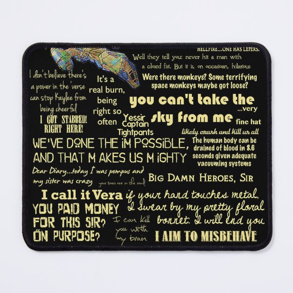 Item preview, Firefly quotes designed and sold by AZZOUZDESIGNER.