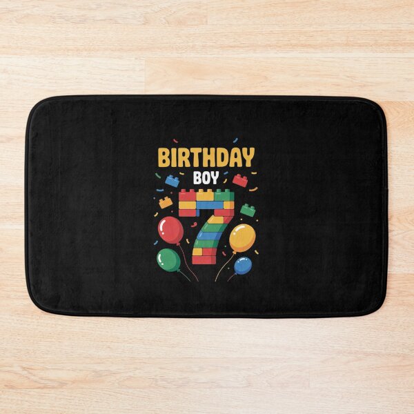 Item preview, Kids 7 Year Old Building Blocks Master builder 7th Birthday Boy designed and sold by SyntaxClaw.