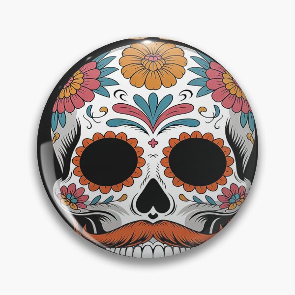 Item preview, El Jefe Skull Mexican Boss Spanish Dia De Los Muertos designed and sold by lamsaoniutoi.