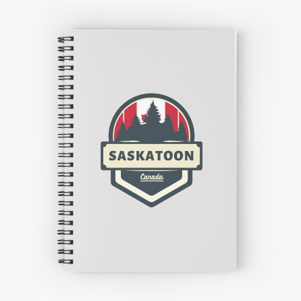Item preview, Saskatoon Canada | Retro Vintage Travel Badge designed and sold by World Designs.
