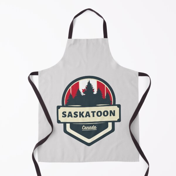 Item preview, Saskatoon Canada | Retro Vintage Travel Badge designed and sold by World Designs.