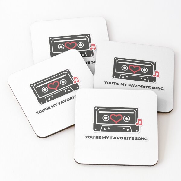 Item preview, You’re My Favorite Song Cassette Love Music Valentine Sticker designed and sold by Lumiart1408.