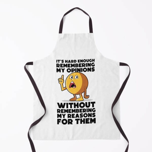 Item preview, Confused emoji sarcastic quote – “It’s hard enough remembering my opinions” funny relatable design (on light colors) designed and sold by messy-nessie.