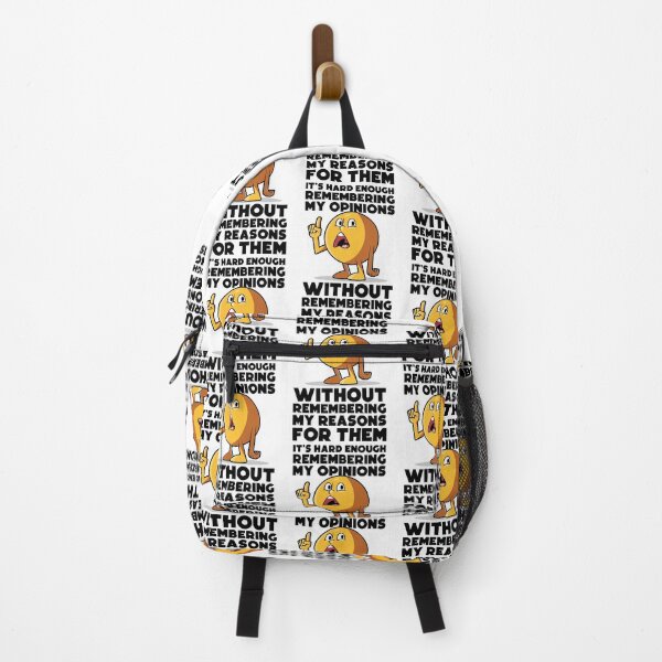 Item preview, Confused emoji sarcastic quote – “It’s hard enough remembering my opinions” funny relatable design (on light colors) designed and sold by messy-nessie.