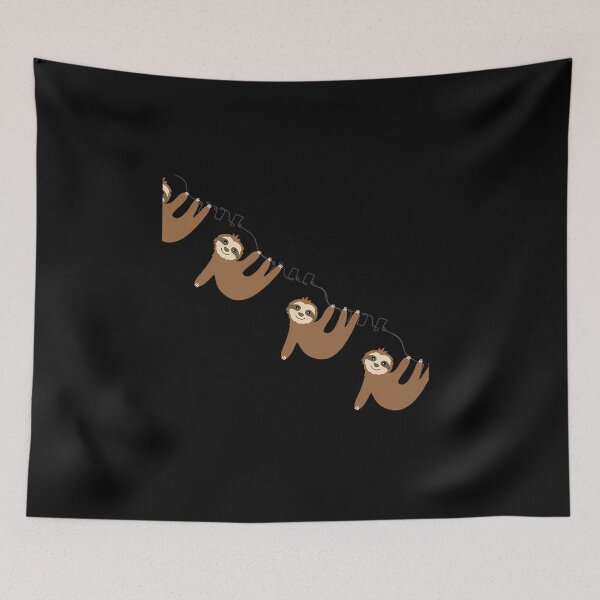 Item preview, Sloths Hanging On A Musical Wire designed and sold by preethi9108.