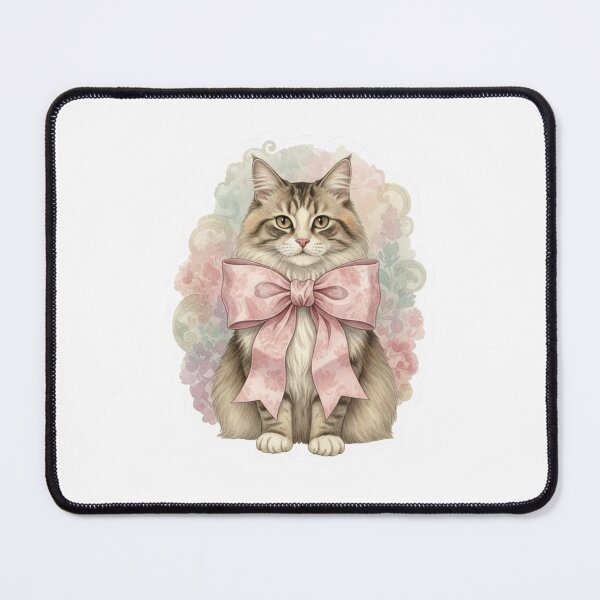 Item preview, Vintage Cat With Bow sticker  designed and sold by snehminshi.