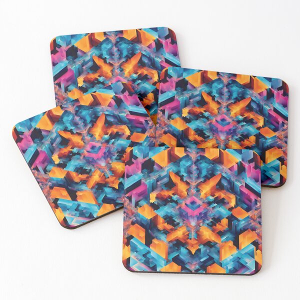 Item preview, Vivid Geometric Mirage designed and sold by mxztar.