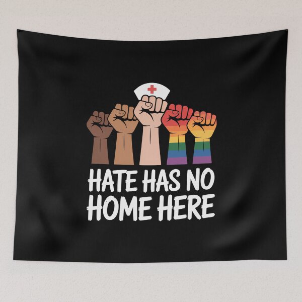 Item preview, Nurse Life Rainbow Flag Social Justice LGBT designed and sold by TikCore.