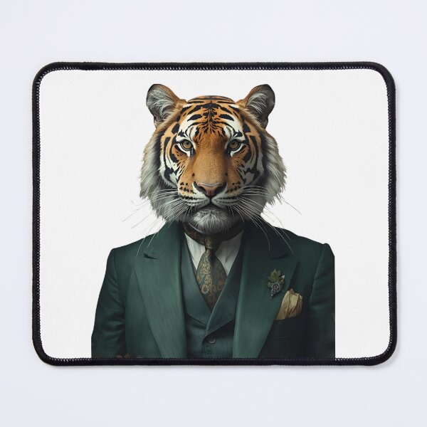 Item preview, Victorian Gentleman Tiger Portrait designed and sold by EnviousPrints.
