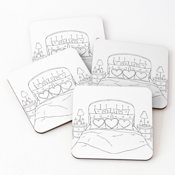 Item preview, Part 10 Cozy Hearts Coloring Page – Relaxing Black and White Line Art designed and sold by Kookyclan.