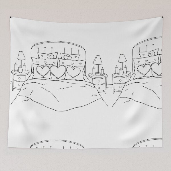 Item preview, Part 10 Cozy Hearts Coloring Page – Relaxing Black and White Line Art designed and sold by Kookyclan.