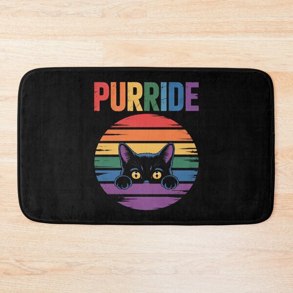Item preview, Pride Cat Gay LGBTQ Rainbow Flag designed and sold by TikCore.