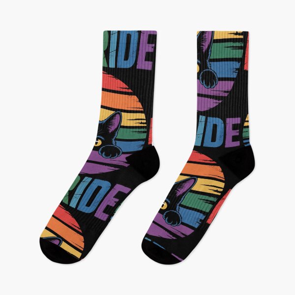 Item preview, Pride Cat Gay LGBTQ Rainbow Flag designed and sold by TikCore.