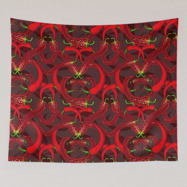 Item preview, red chili peppers designed and sold by babanovaesha.