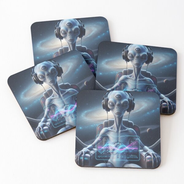 Item preview, Cosmic Beats: The intergalactic DJ designed and sold by ArtLote.