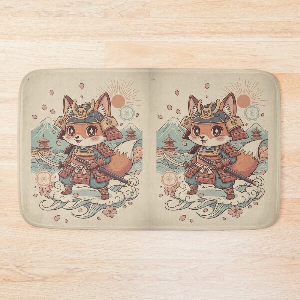 Item preview, The Brave Kitsune Samurai designed and sold by FoxVibes.