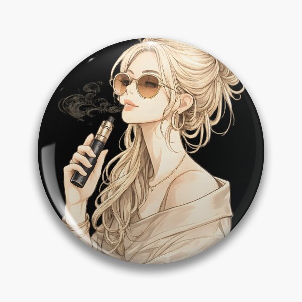 Item preview, Chic Vape Muse – Minimal Fashion Vape Illustration designed and sold by House of Taste Vape Designs.