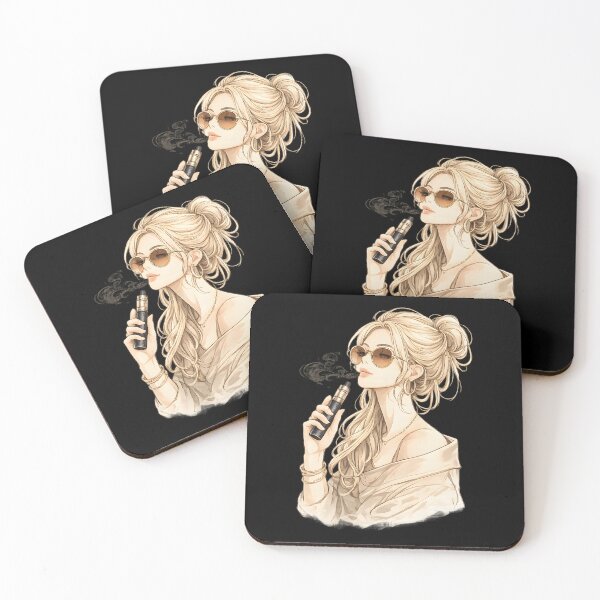 Item preview, Chic Vape Muse – Minimal Fashion Vape Illustration designed and sold by House of Taste Designs.