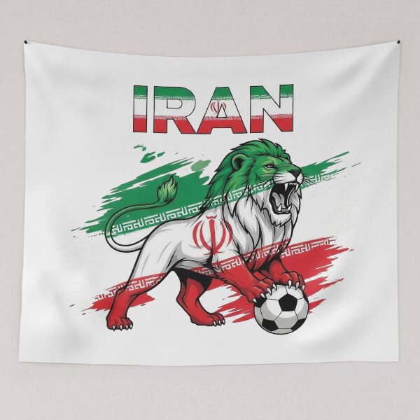 Item preview, Iran Soccer Persian Lion designed and sold by Majorprint.